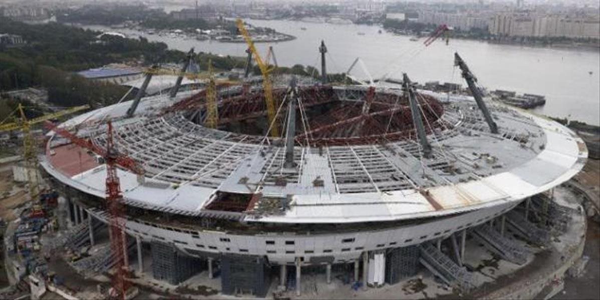 Stavba štadióna v Petrohrade mešká o tri mesiace