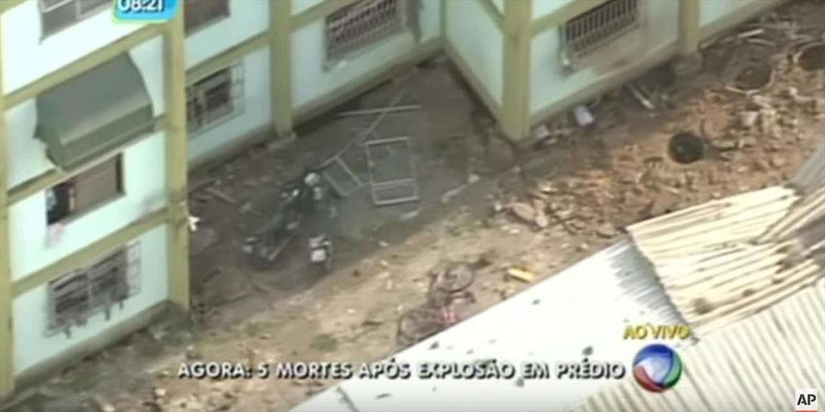 VIDEO Pri výbuchu plynu na sídlisku v Riu de Janeiro zahynulo päť ľudí