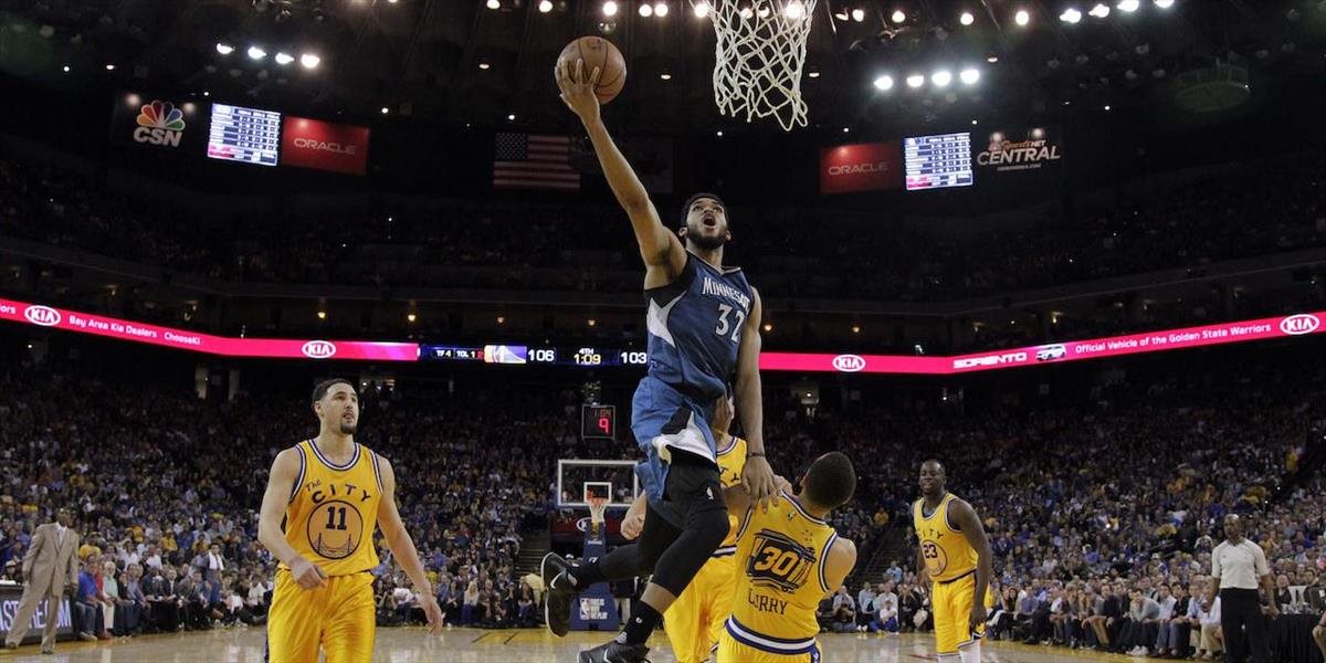 NBA: Timberwolves šokovali Warriors, tí už nesmú zaváhať
