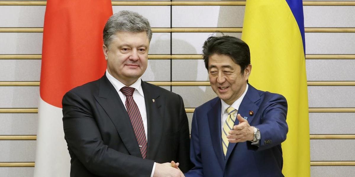 Japonský premiér Šinzó Abe sa stretol s ukrajinským prezidentom Porošenkom
