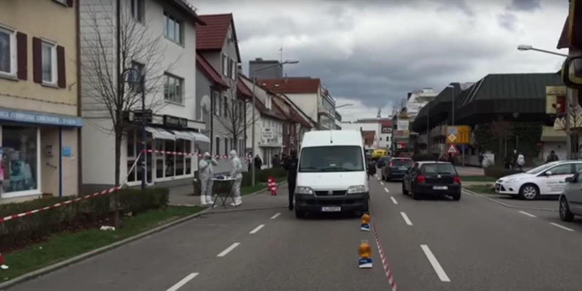 Streľba v centre nemeckého Heidenheimu: Dvoch vážne zranených previezli do nemocnice