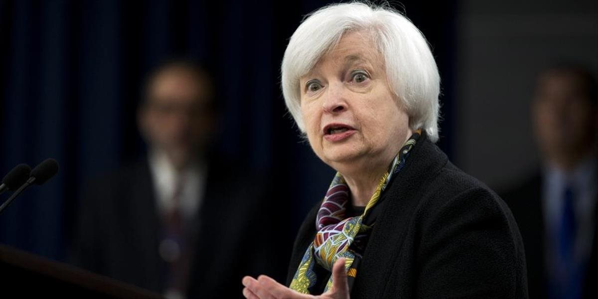 Yellenová: Úrokové sadzby v USA sa budú zvyšovať len postupne