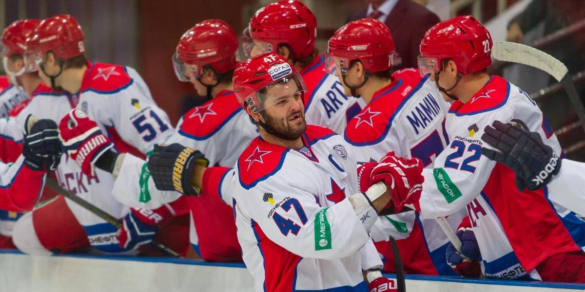KHL play-off: CSKA Moskva vo finále vedie 2:1, v Magnitogorsku rozhodol Da Costa