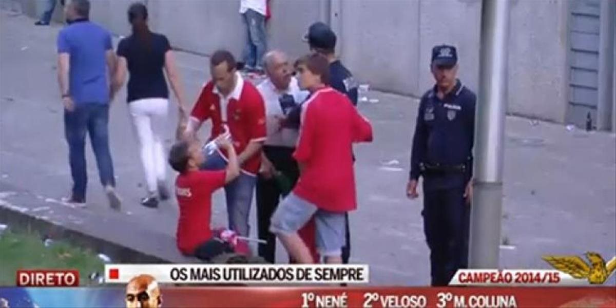 VIDEO Portugalský policajt zbil fanúšika Benficy, môže ísť za mreže