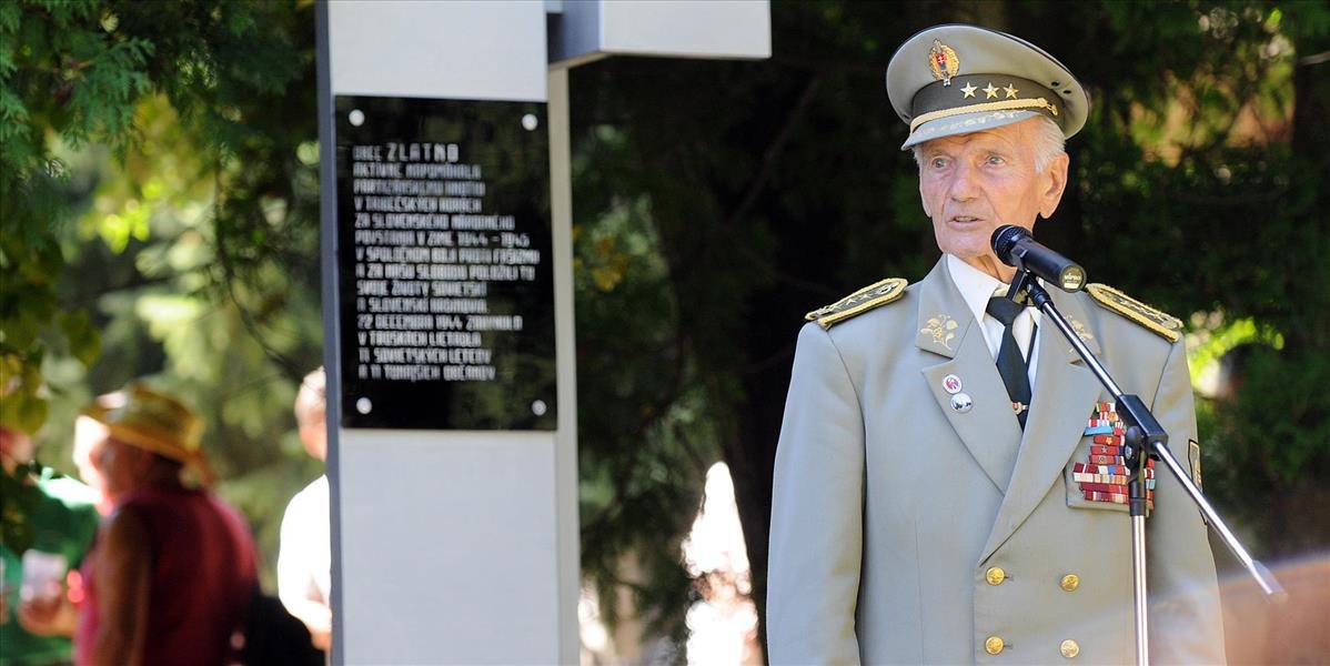 Generál Husák z SNP oslávil 93 rokov, blahoželal mu minister obrany