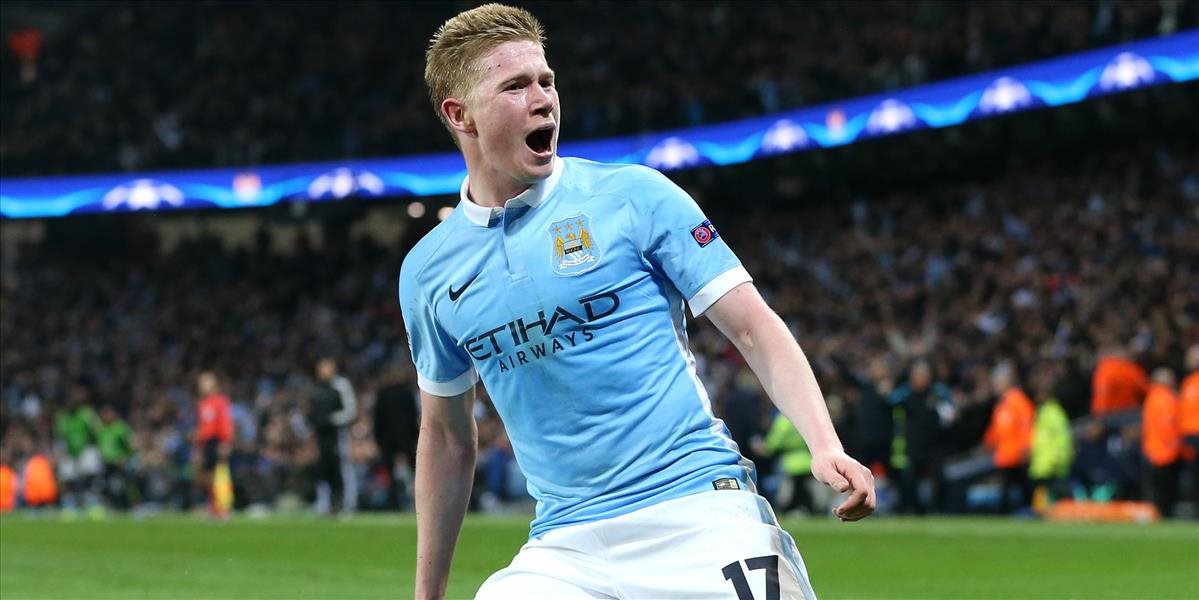 LM: Manchester City premiérovo v semifinále, hrdinom de Bruyne