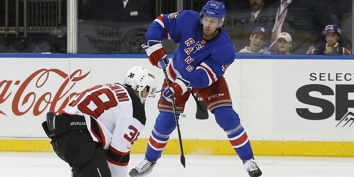 NHL: Rangers opäť povolali Hrivíka do prvého tímu