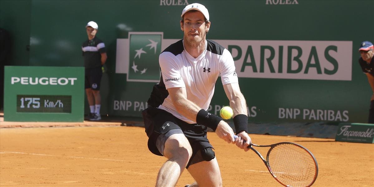 ATP: Murray do štvrťfinále turnaja Masters v Monte Carle