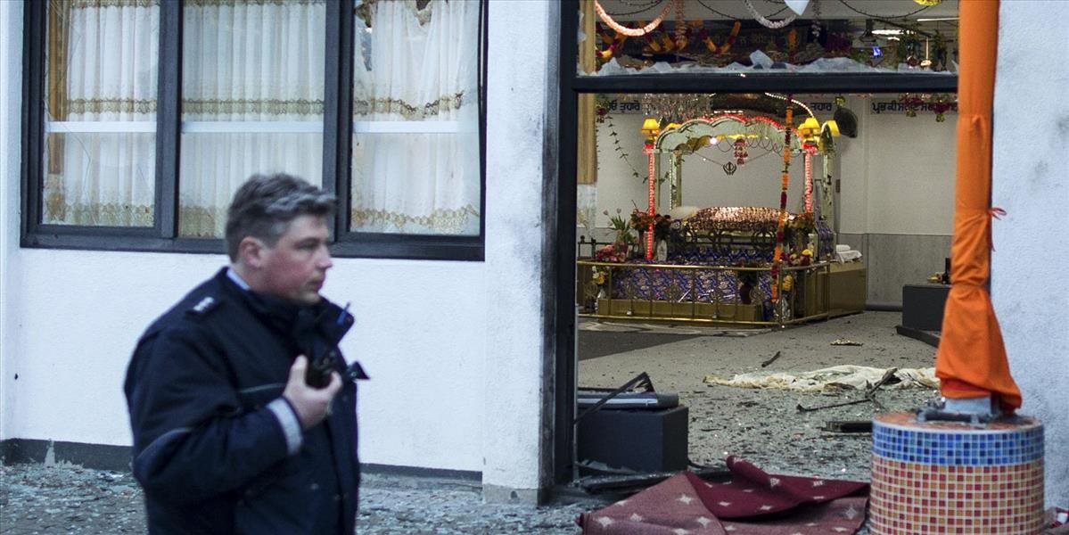 Výbuch v sikhskom chráme si v Nemecku vyžiadal zranených