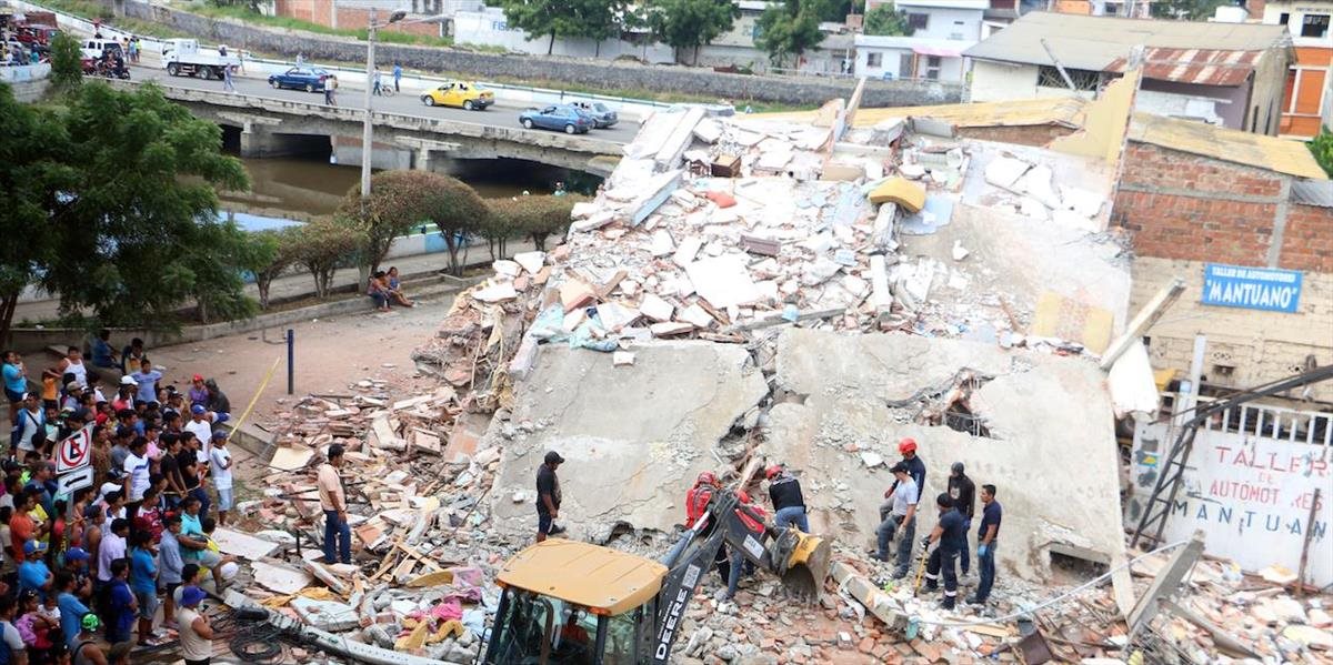 Po silnom zemetrasení sa v Ekvádore nachádza deväť Slovákov