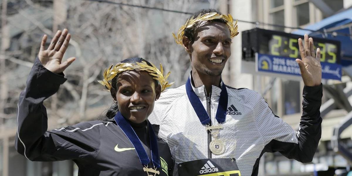 FOTO a VIDEO Bostonský maratón ovládli Etiópčania, triumfovali Hayle a Baysaová