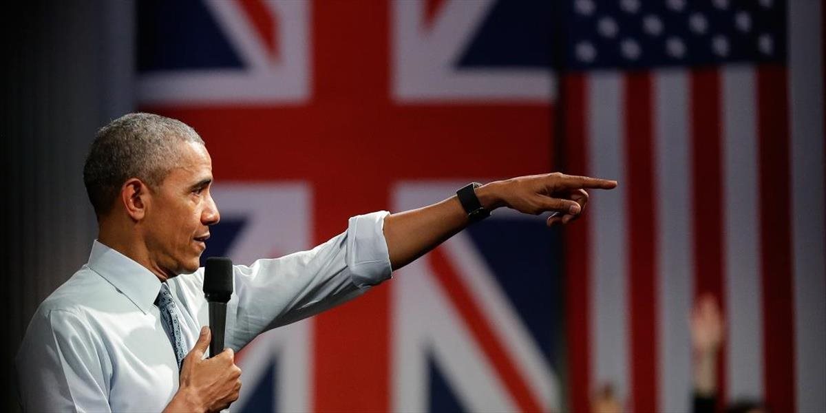 Obama: Mladí Briti by mali odmietať xenofóbiu