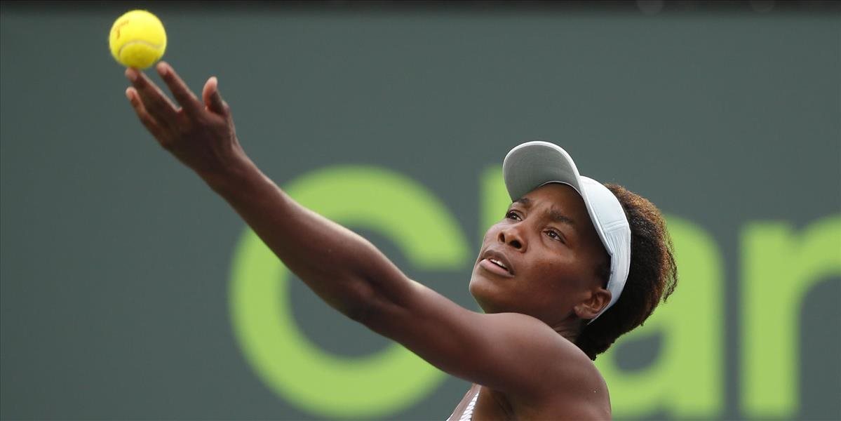 WTA Madrid: Venus Williamsová nebude hrať pre zranenie