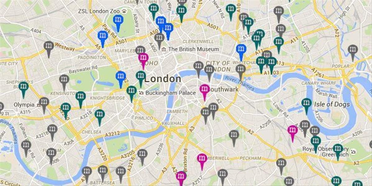 Interaktívna mapa vrážd v Londýne vám vyrazí dych