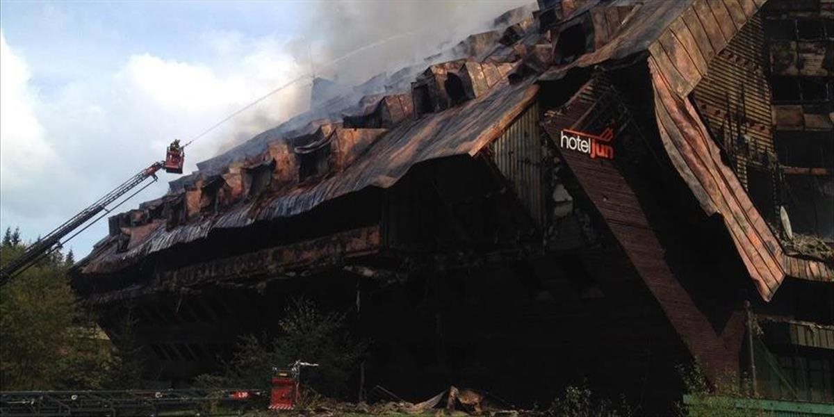 Požiarom zničený hotel Junior v Demänovskej doline chcú postaviť znovu