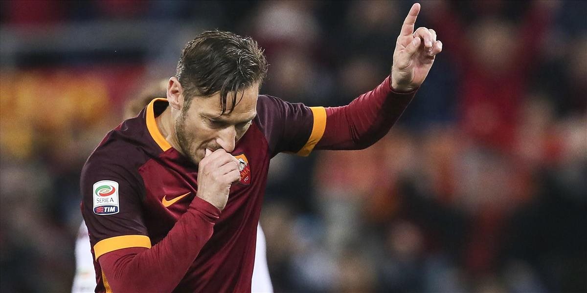 Totti predĺžil kontrakt s AS Rím do roku 2017