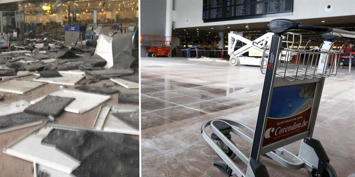 FOTO Bruselské letisko v nedeľu opäť sprístupní halu, po teroristických útokoch