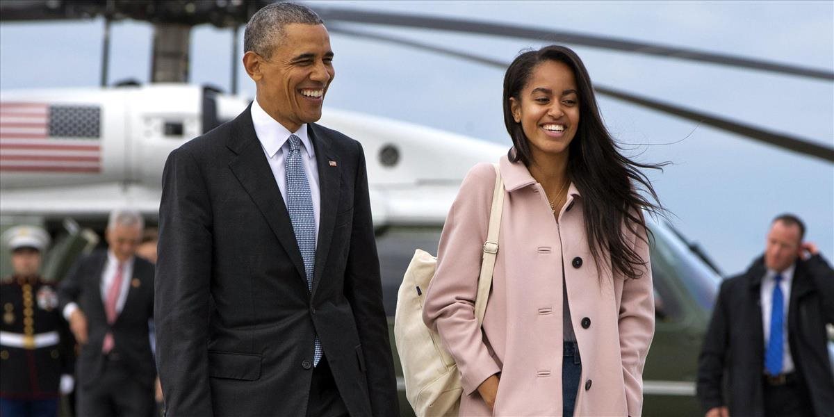 Dcéra prezidenta USA Malia Obamová sa rozhodla pre Harvard, ale až o rok