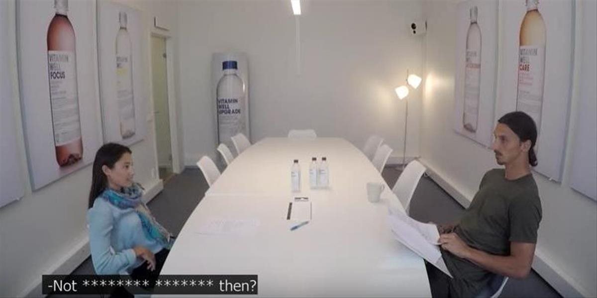 VIDEO Ďalší pracovný pohovor Zlatana Ibrahimoviča do svojej firmy Vitamin Well