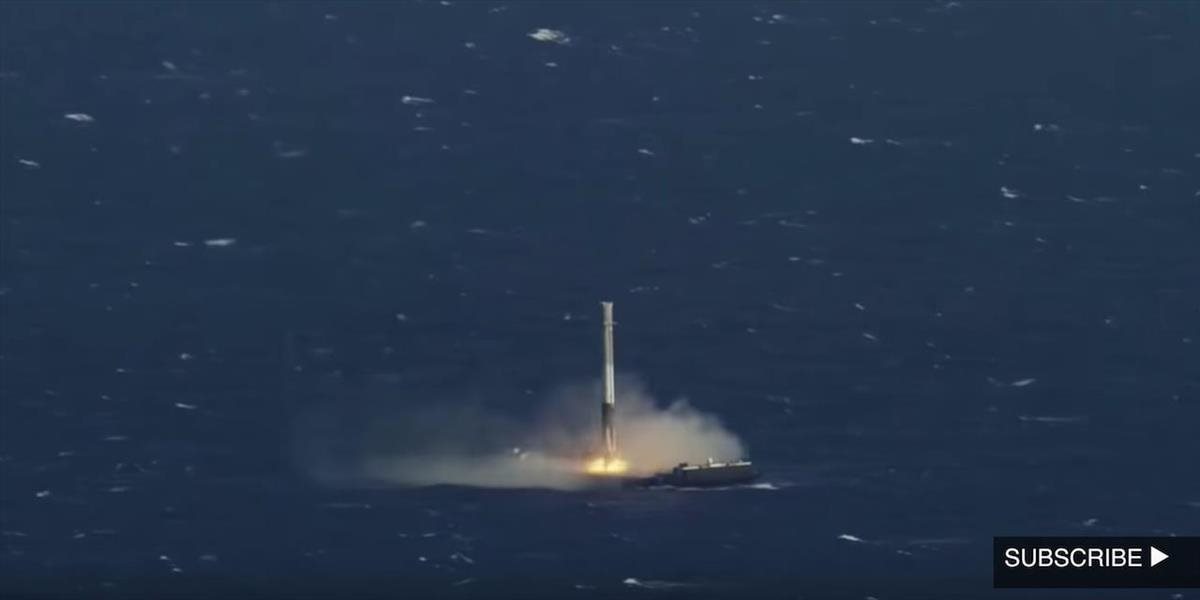 VIDEO Prvý stupeň rakety Falcon-9 sa tretíkrát úspešne vrátil na Zem