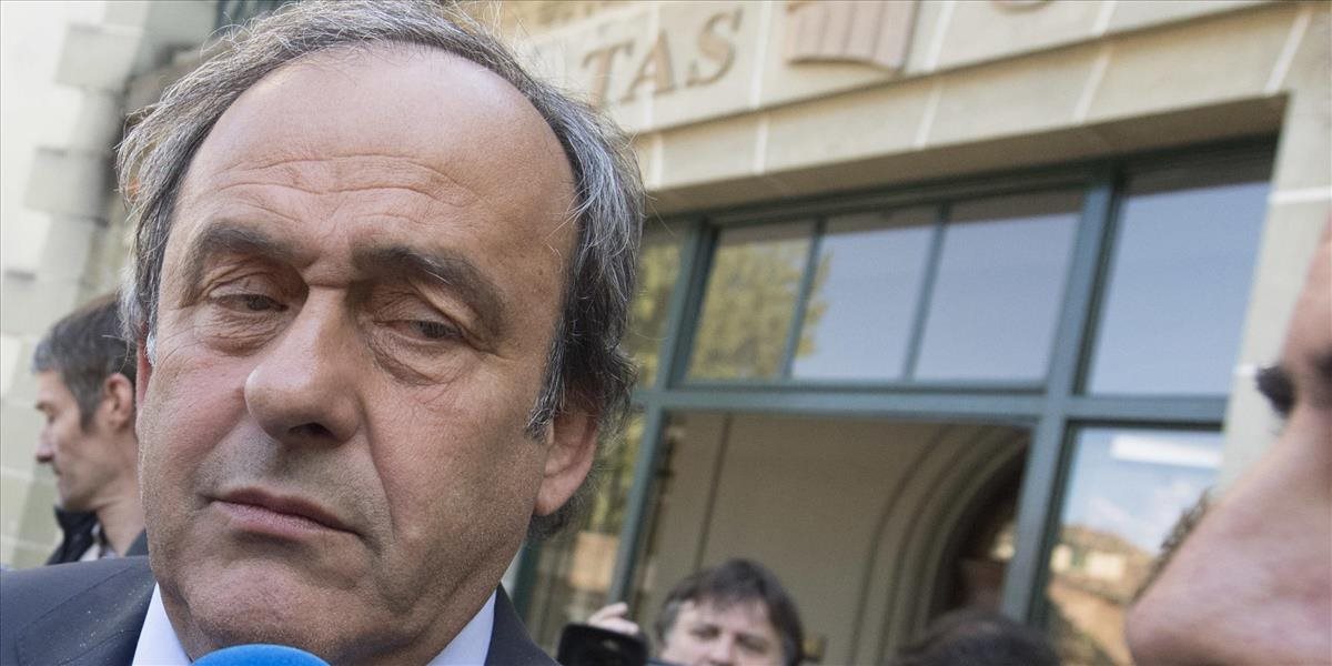 CAS zredukoval trest Platinimu na štyri roky, VV UEFA sa zíde 18.5.