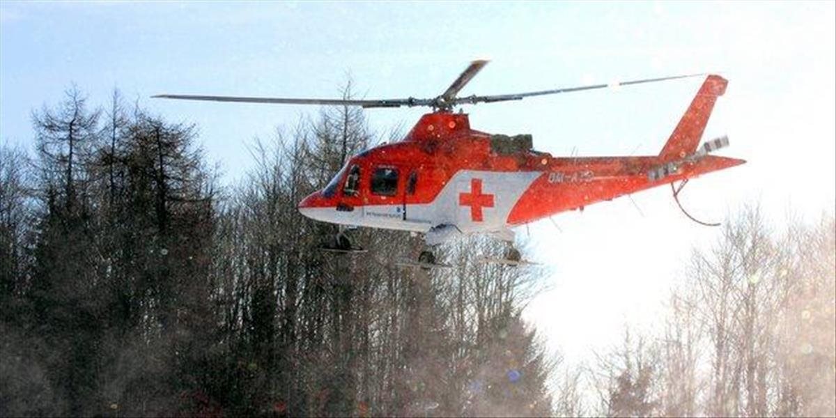 Na pohorí Branisko sa dokalíčil motorkár, pri zásahu pomáhal aj vrtuľník