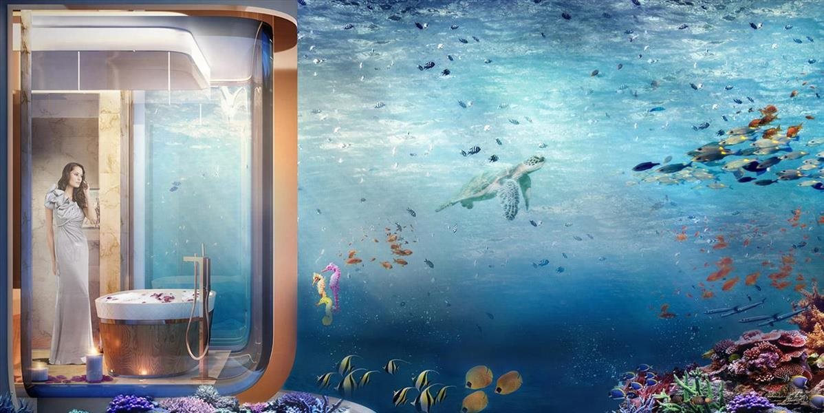 FOTO Dovolenka budúcnosti: Pri Dubaji postavia miesto snov, chceli by ste bývať v morskom akváriu?