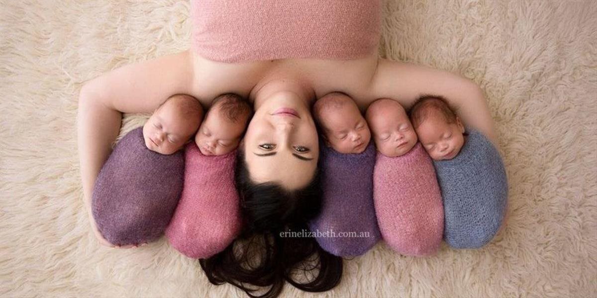 Austrálčanka porodila pätorčatá: Tieto FOTO vás dostanú