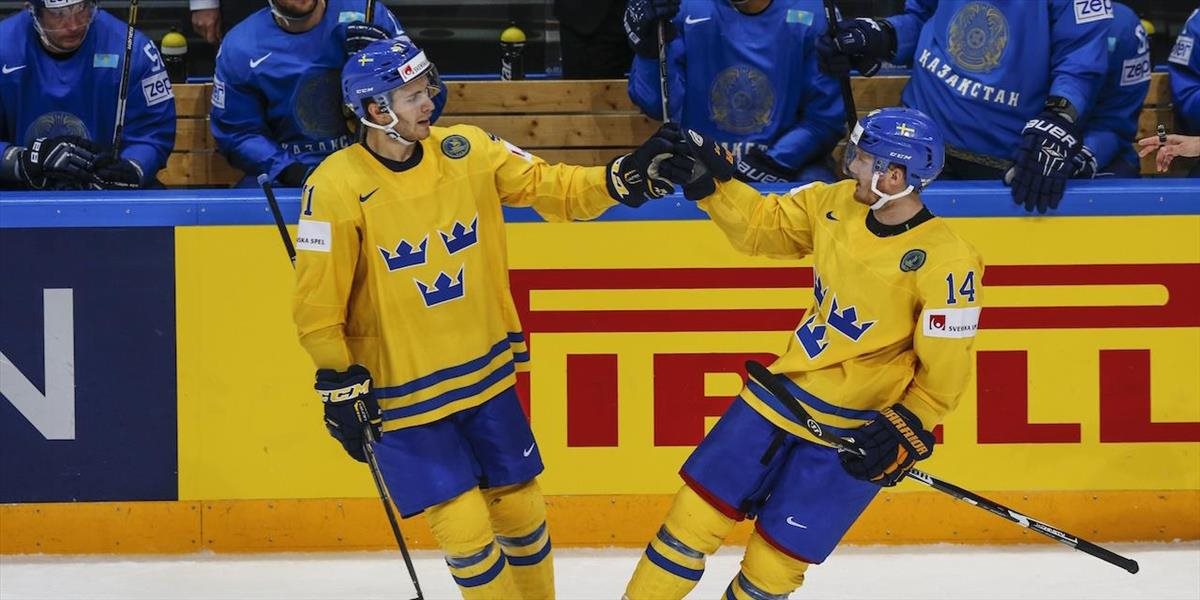 Švédi si poradili s Kazachmi, Nyquistov hetrik