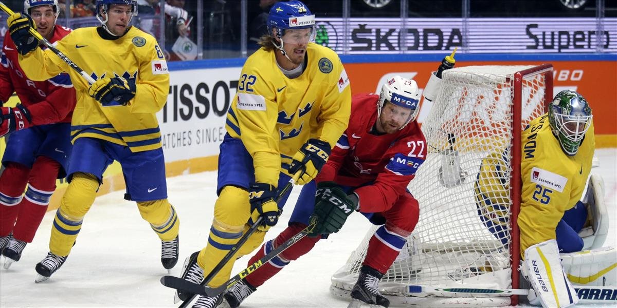 HOKEJ-MS: Švédi v severskom derby tesne zdolali Nórov