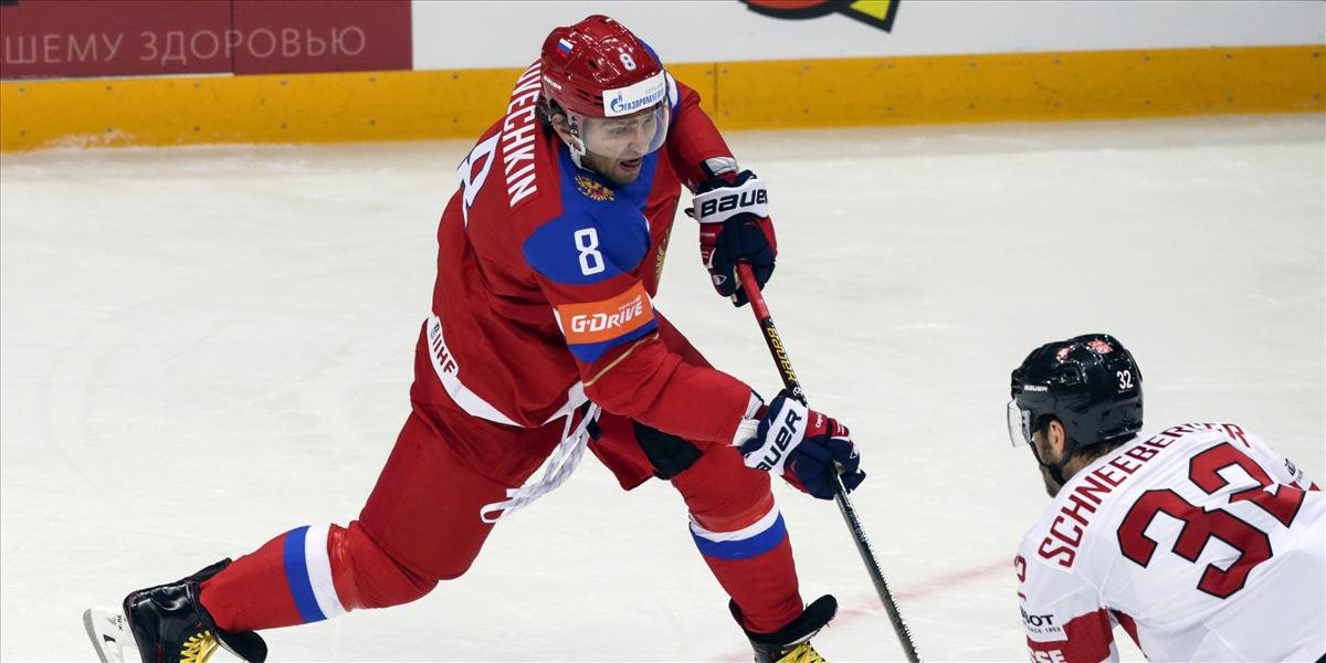 Hokej-MS16: Rusi s Ovečkinom zdolali Švajčiarov 5:1