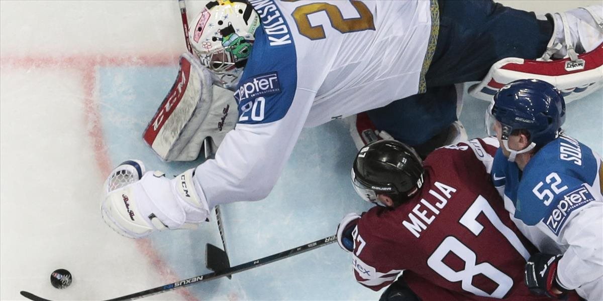 Hokej-MS16:Kazachstan po roku vypadol z A-kategórie, s Lotyšskom prehral 1:2