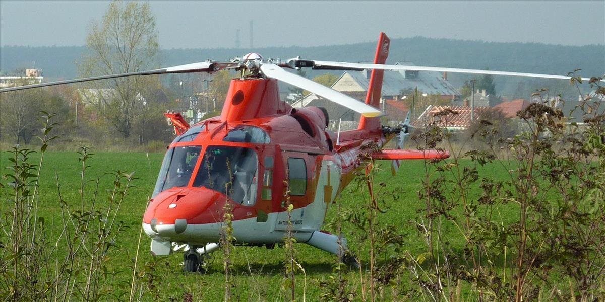 Leteckí záchranári pomáhali sedemročnému chlapcovi, utrpel vážne zranenie