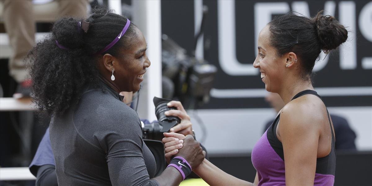 WTA Rím: Serena zdolala Keysovú v americkom finále v Ríme