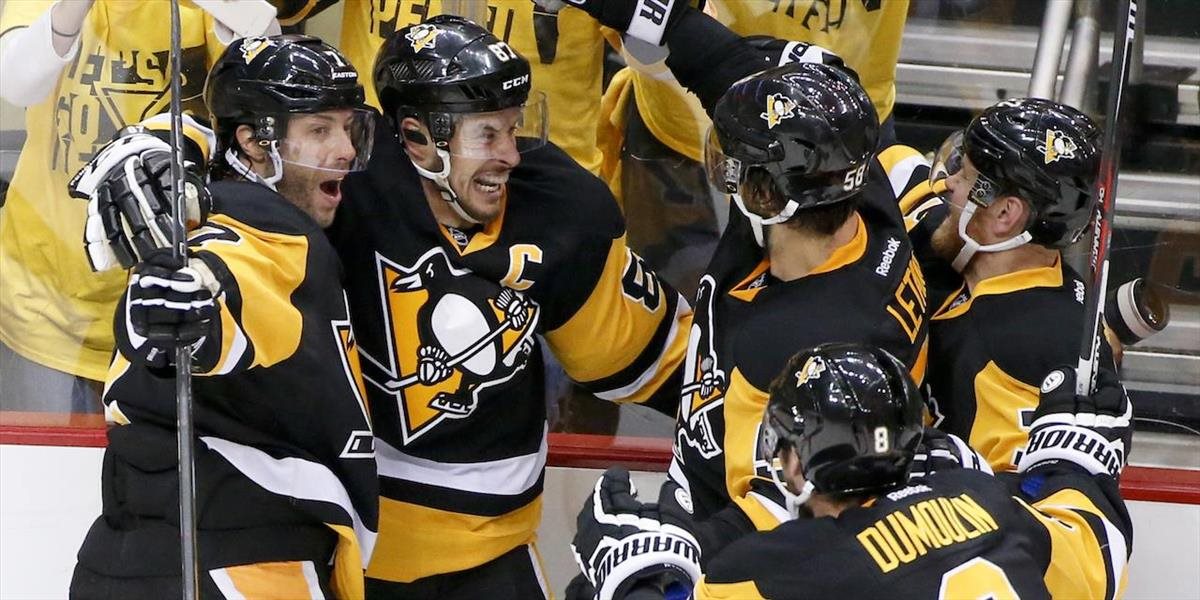 NHL: Pittsburgh vyrovnal sériu proti Tampe, rozhodol Crosby