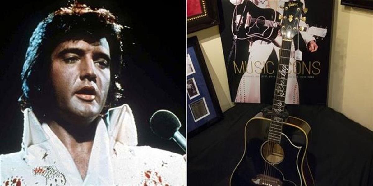 Gitaru Elvisa Presleyho vydražili za 334-tisíc dolárov