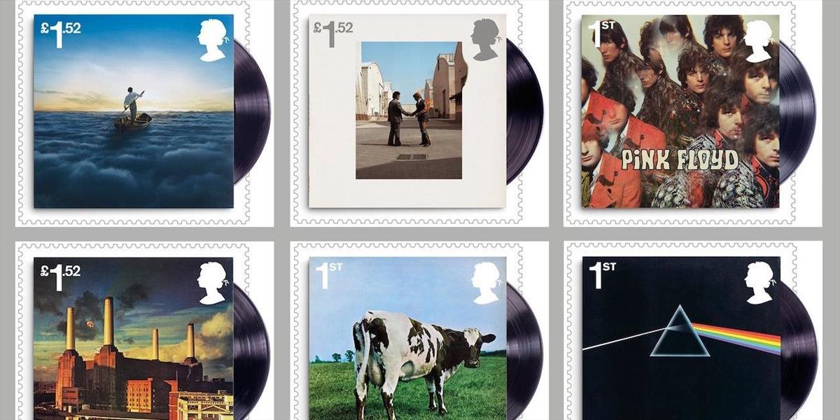 Predstavili poštové známky venované kapele Pink Floyd