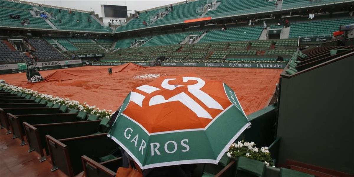 Roland Garros: V Paríži prší, nehrá sa