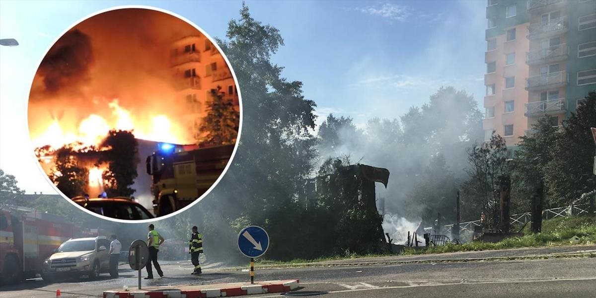 VIDEO Obrovský požiar v Bratislave: Zhoreli bývalé policajné kancelárie, evakuovali 47 ľudí!