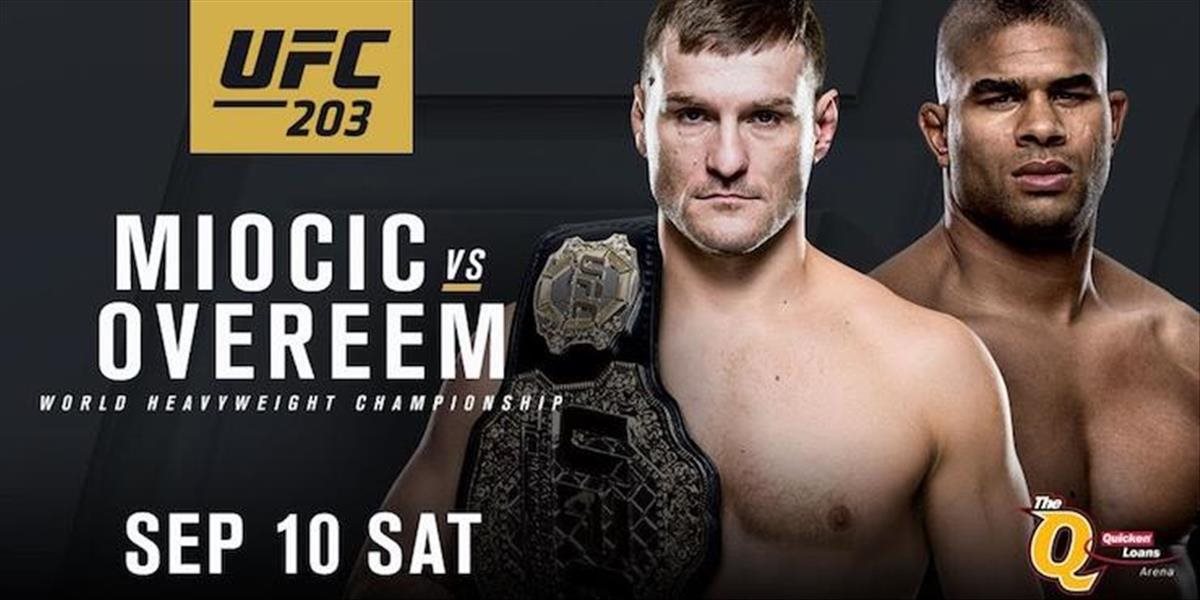 Stipe Miocic a Alistair Overeem proti sebe na UFC 203