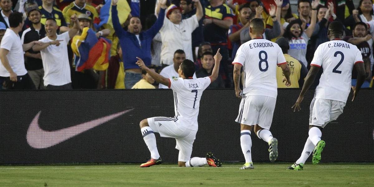 Kolumbia je vo štvrťfinále, USA deklasovali Kostariku 4:0