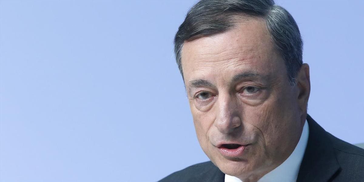 Draghi: Eurozóna sa musí poponáhľať s realizáciou štrukturálnych reforiem