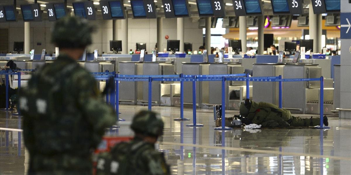 Malý výbuch na šanghajskom letisku zranil troch ľudí