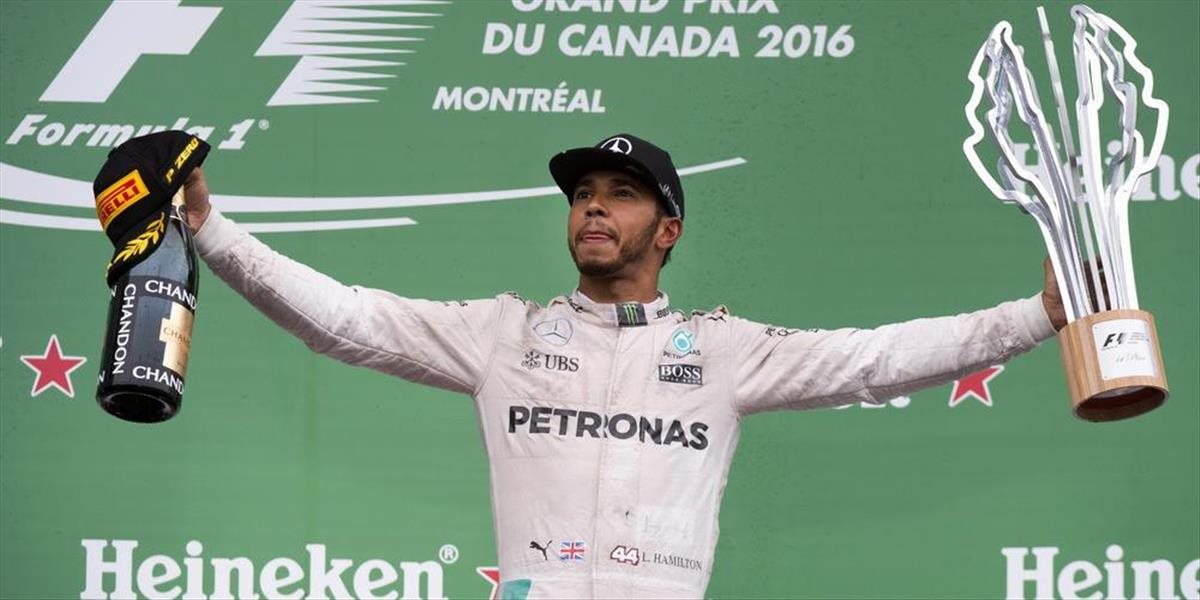 F1: Hamilton sa stal víťazom VC Kanady