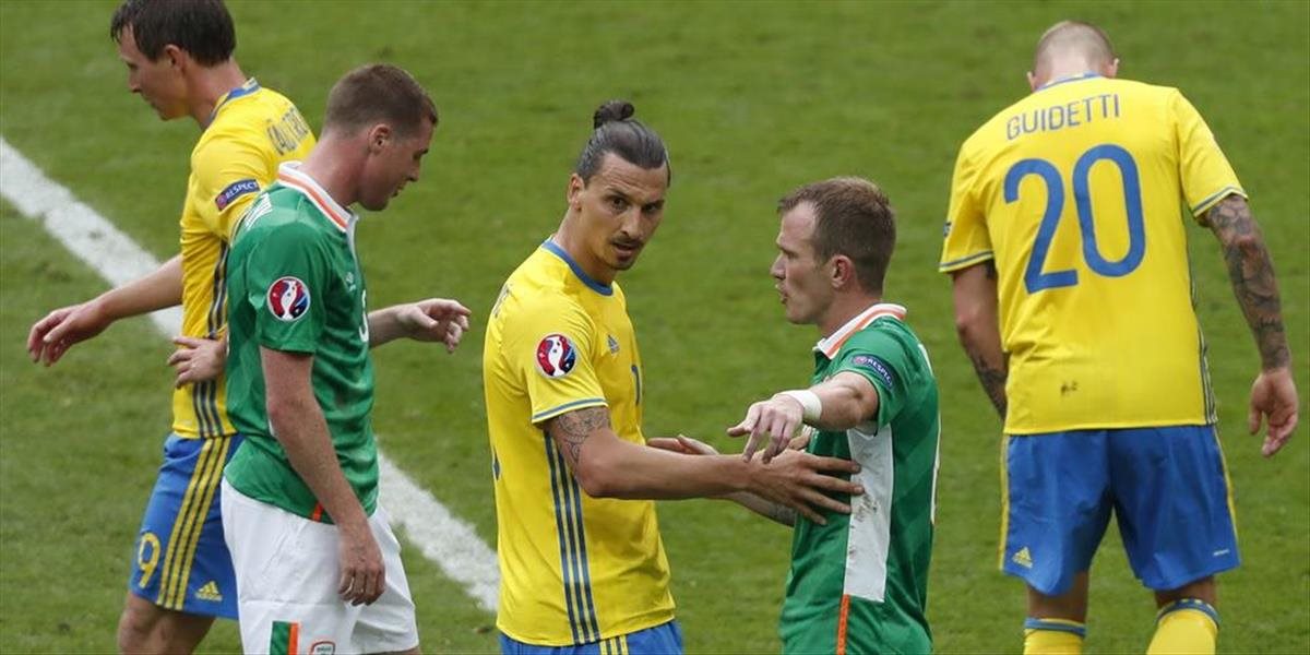 Švédi netrafili bránku Írska, ale remizovali 1:1