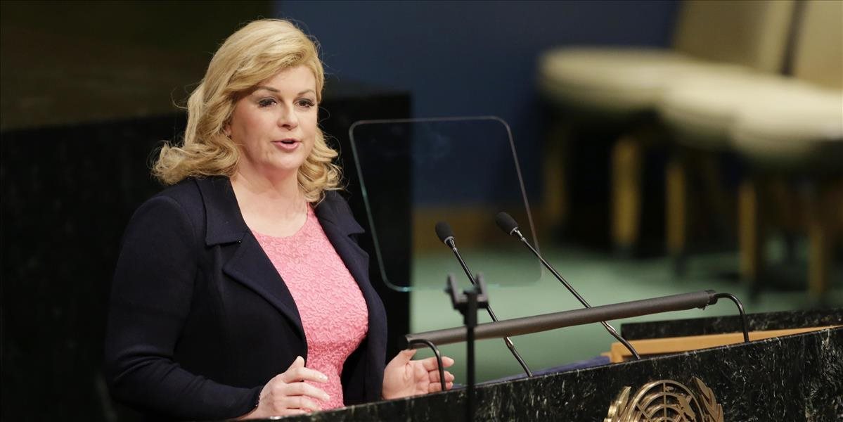 Chorvátska prezidentka vyzvala na rozpustenie parlamentu