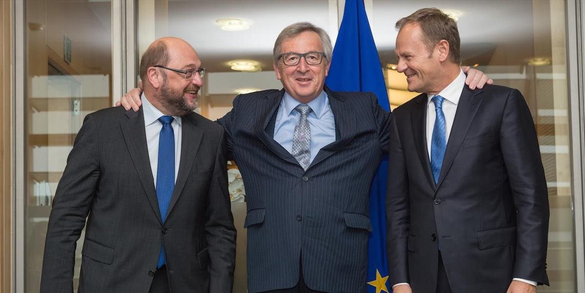 Deň po referende o brexite sa v Bruseli stretnú Juncker, Schulz a Tusk