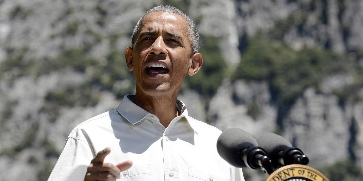 Obama: Klimatické zmeny už poškodzujú národné parky