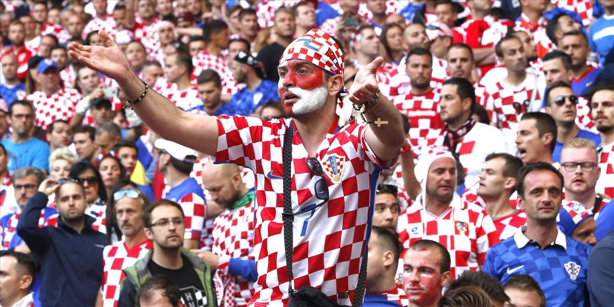 Chorváti dostali pokutu za fanúšikov