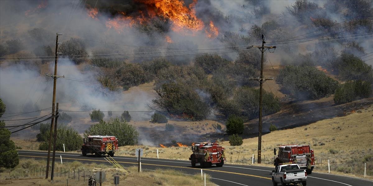 Horúčavy na západe USA spôsobili lesné požiare
